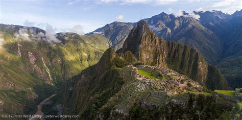 Machu Picchu And The Surrounding Mountains In Peru The Carey Adventures