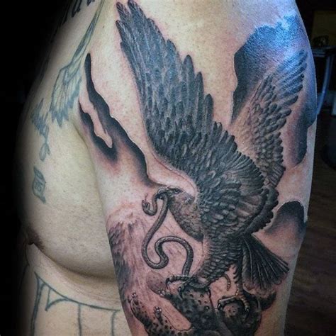 50 Mexican Eagle Tattoo Designs For Men Manly Ink Ideas Tattoo