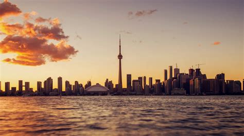 4K Timelapse Sequence of Toronto, Canada - Toronto after the Sunset 