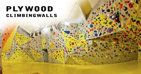 You can choose the right spacing for your climbing style, but drilling a larger number. Plywood Climbing Walls