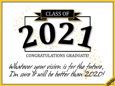 Print off one of these free graduation cards for the graduate in your life. Your Vision Is 2020. Free Congratulations eCards, Greeting Cards | 123 Greetings
