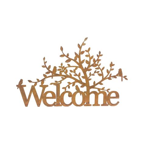 Wall Decor Laser Cut Welcome Tree Daydream Leisure Furniture