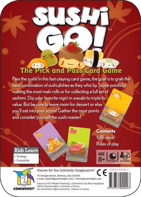 Maybe you would like to learn more about one of these? Sushi Go! - The Pick and Pass Card Game | Walmart.ca
