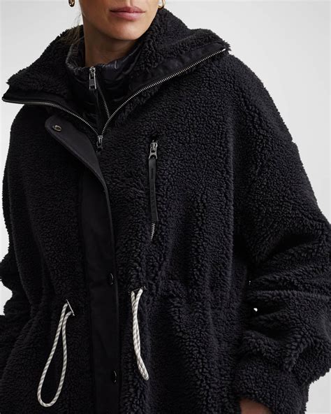 Varley Jones Sherpa Coat Neiman Marcus