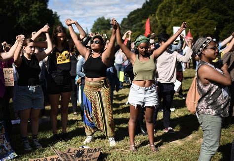 Marches For Racial Justice And Black Women Converge In Washington The New York Times