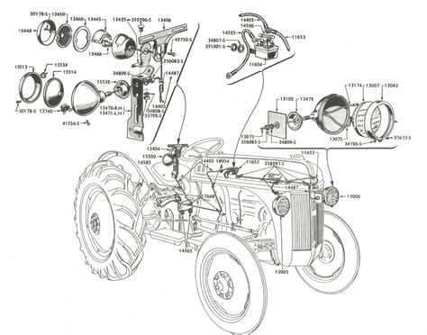 After selecting a category you will find specific ford 600 part names and part numbers. Lighting & Wiring Parts for Ford 8N Tractors (1947-1952)