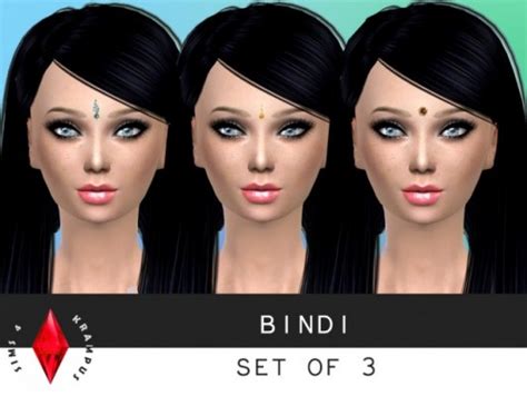 Bindis Set Of 3 At Sims 4 Krampus Sims 4 Updates