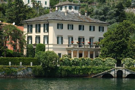 George Clooneys Villa Oleandra Lake Como Villas Celebrity Houses