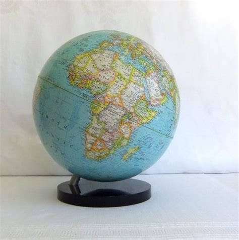 Vintage World Globe National Geographic On By Venerablepastiche I Had