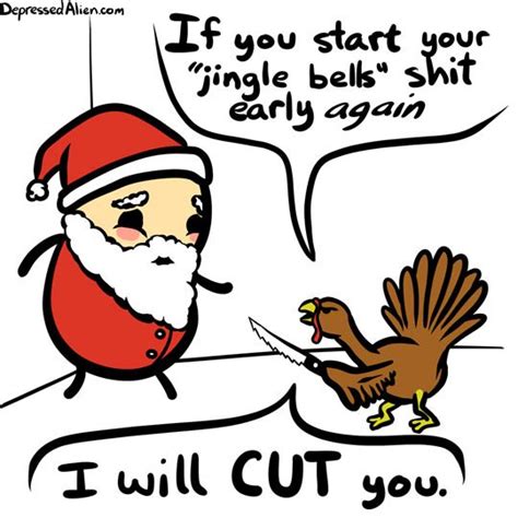 Its Too Early Santa Cartoon