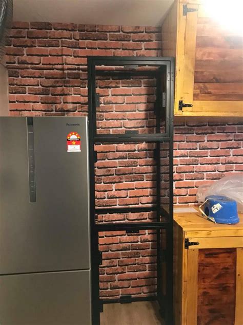 Diy rak/kabinet dapur eco shop (part 1). DIY Kabinet Dapur Rumah Flat Guna Pine Wood. Jimat ...