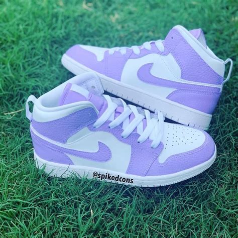custom purple lavender jordan 1 other colors availablecheck etsy all nike shoes jordan