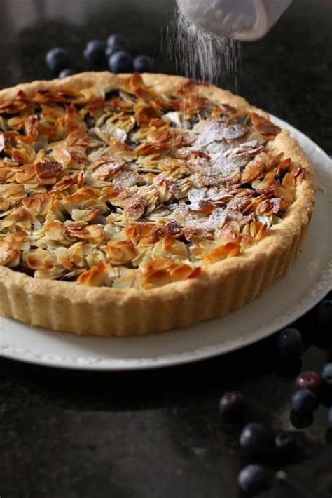 How To Make Blueberry Almond Tart — Days Of Jay