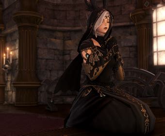 Nun Priestess Of The Dark Eorzea Collection