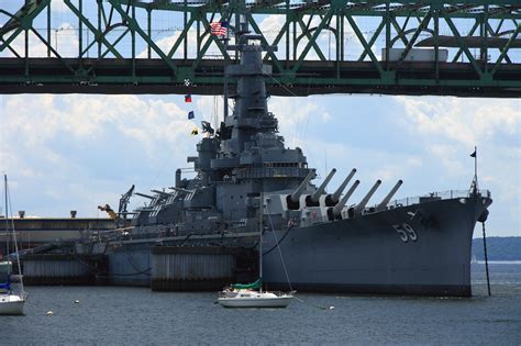 Uss Massachusetts Bb 59 Wwii 16 Inch Gun Battleship On Dis Flickr