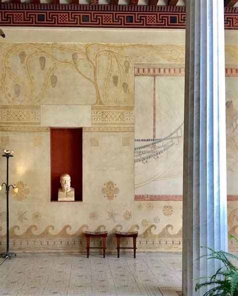 It has been listed since 1966 as a historic monument. Kelly Behun on Instagram: "interior at Villa Kerylos, the ...