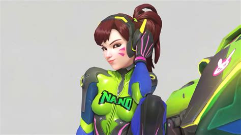 Overwatchs Dva Has New Skin And Sprays But Youll Have To Jump