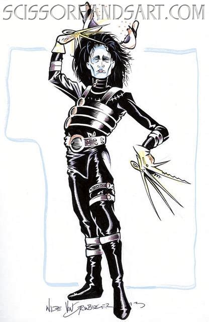 wade von grawbager edward scissorhands in randy and laura martin s edward scissorhands 3 comic