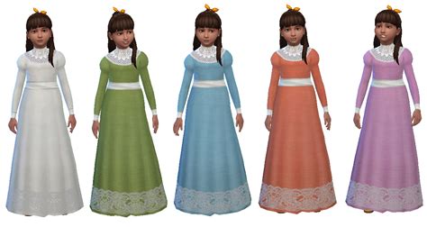 Ts4 Sensitive Victorian Girls Dress History Lovers Sims Blog