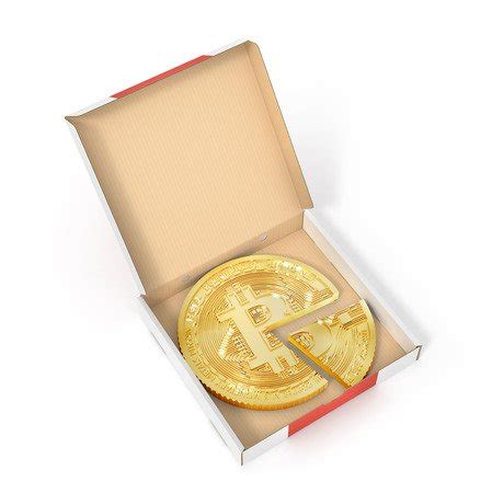 After all, the buyer had no other offers and nothing else he could buy with bitcoin. 94984185 - bitcoin as a pizza on the cardboard package. 3d illustration > Bit Bet Buddy