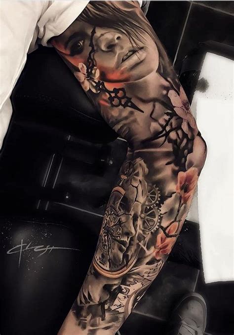 Awesome Examples Of Full Sleeve Tattoo Ideas Art And Design Full Sleeve Tattoo Design
