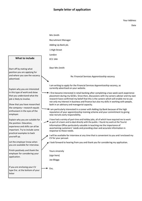 Nov 15, 2018 · cover letter is usually a single page letter which is mostly written to submit for job application or visa application. 49 Best Letter Of Application Samples (+"How to Write" Guide) ᐅ