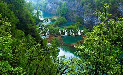 Plitvice Lakes National Park Hd Wallpaper Background