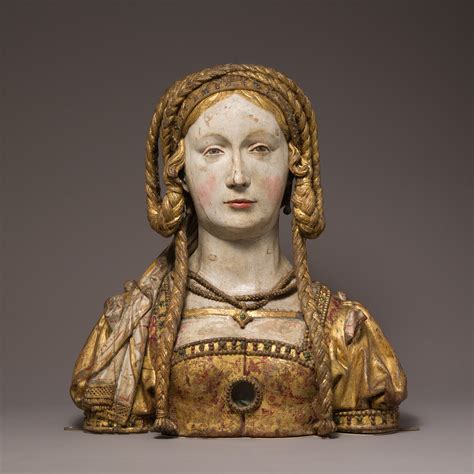 Reliquary Bust Of Saint Balbina South Netherlandish The