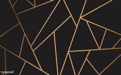 Black Gold Geometric Wallpapers Top Free Black Gold Geometric