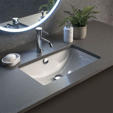 Healey And Lord Modern Collection Rectangular Undermounted Wash Basin