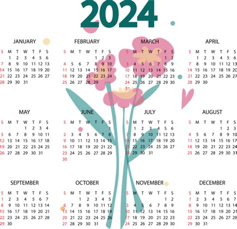 New Year calendar Design Line for Printable 2024 Calendar for New Year