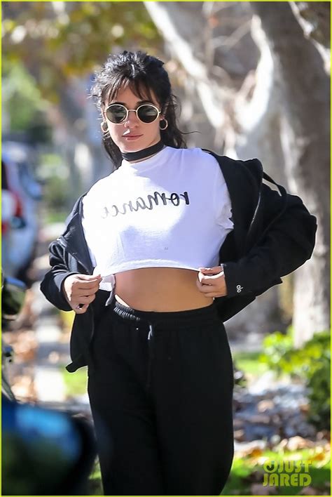 Camila Cabello Does Her Signature Paparazzi Poses In Romance Merch Photos Photo 4390208