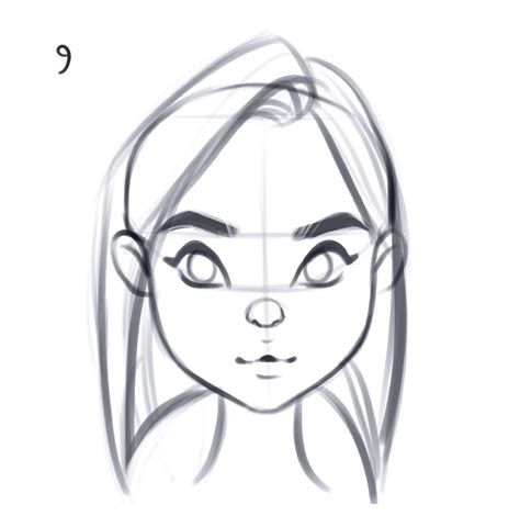 How To Draw A Face From Front View A Step By Step Tutorial Muzenikart