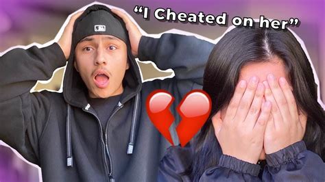 I Cheated On You Prank On Girlfriend She Cries Must Watch Youtube