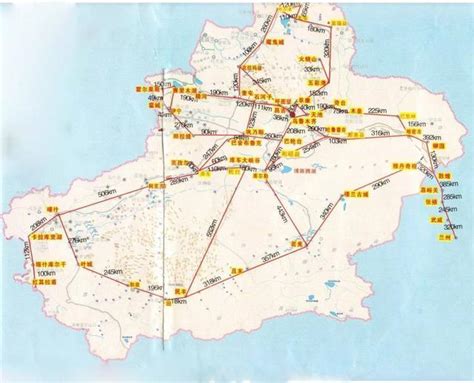 新疆自驾游旅游地图及路线攻略旅泊网