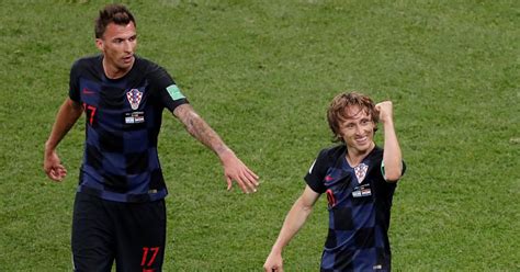 fifa world cup croatia v denmark live jorgensen and mandzukic score within four minutes score 1 1