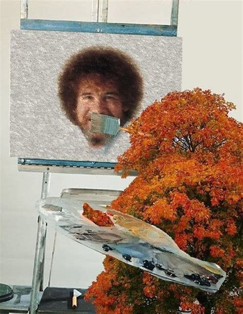 Painting A Happy Little Bob Ross Barnorama