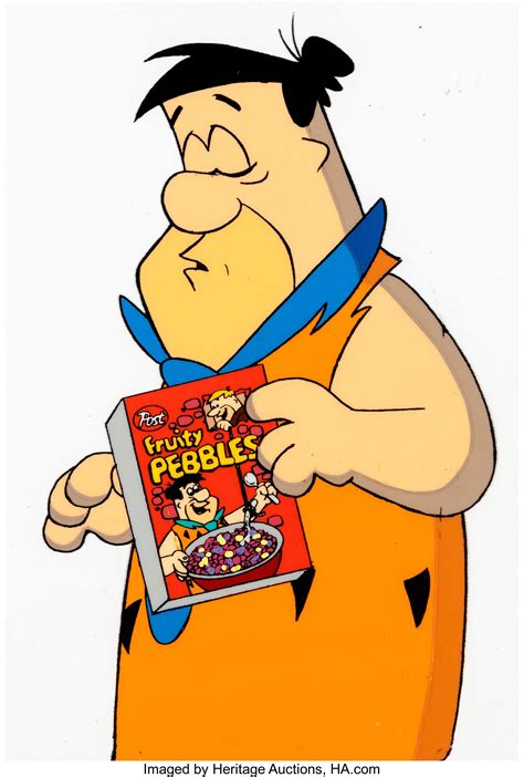The Flintstones Fred Flintstone Fruity Pebbles Commercial Lot 12154