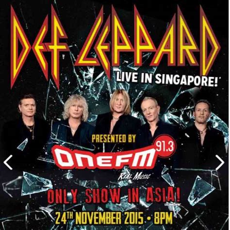 Rush Sale Def Leppard Live In Singapore Tickets Tickets And Vouchers