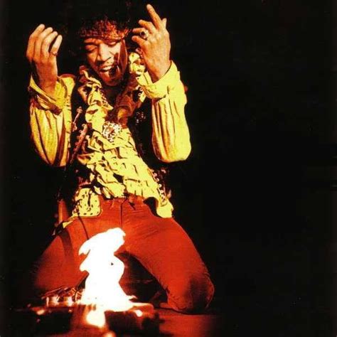 31st March 1967 Jimi Hendrix Set Fire To His Guitar Live On Stage For
