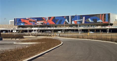 Art Architecture Glass Robert Sowers American Airlines 1958