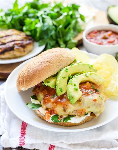 Marinate the chicken in all the above ingredients for at least 2 hours. This juicy Green Chile Grilled Chicken Burger recipe is my ...