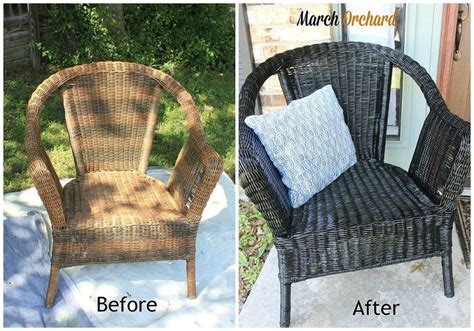 Porch Chair Makeover Chair Makeover Wicker Chair Makeover Porch Chairs