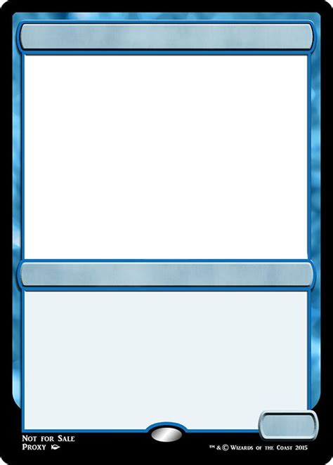 Magic The Gathering Card Template Best Sample Template Design