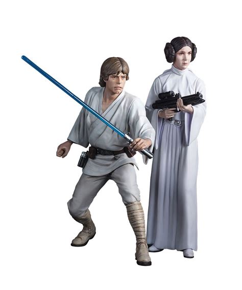 Buy Kotobukiya Luke Skywalker And Princess Leia Star Wars Artfx Statue