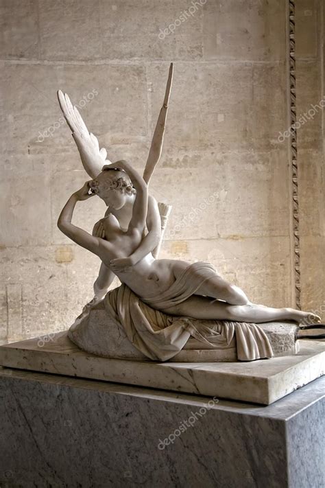 Psyche Revived By Cupids Kiss Louvre Paris Stock Photo By ©johan10