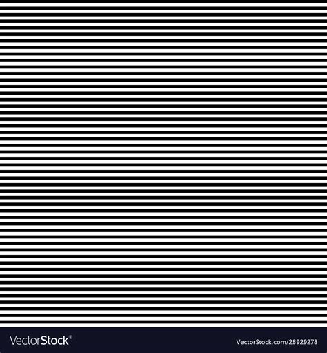 Black Horizontal Thin Stripes Or Lines Pattern Vector Image