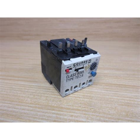 Square D 9065 Td26 Thermal Overload Relay 9065td26 Used Mara