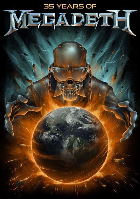 35 Years Of Megadeth On Behance Metal Posters Art Heavy Metal Art