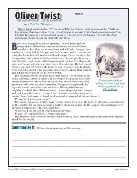 These worksheets can be used in the third grade to fourth grade to help teach the reading and writing skills to children. 7th Grade Reading Comprehension Worksheets Free ...